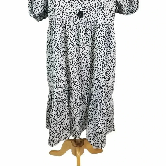 {SHEIN} Speckled Print Pull-on Dress - Picture 4 of 9